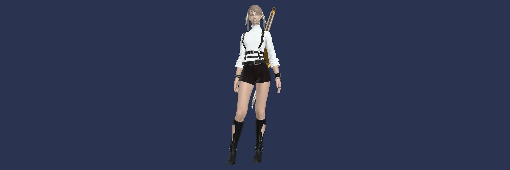 The glamour Midnight Witch Chef, drawn on a character.