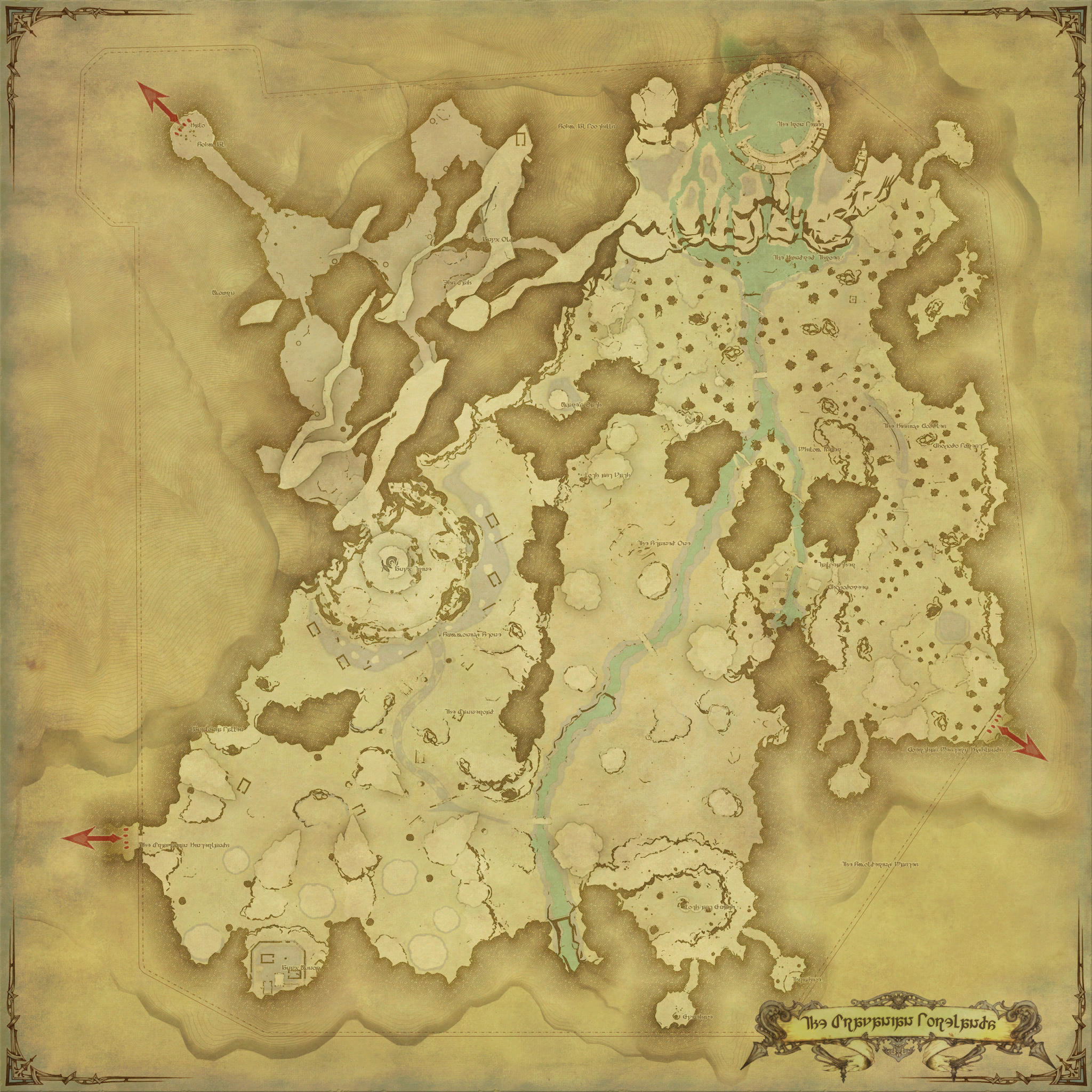 Map of The Dravanian Forelands