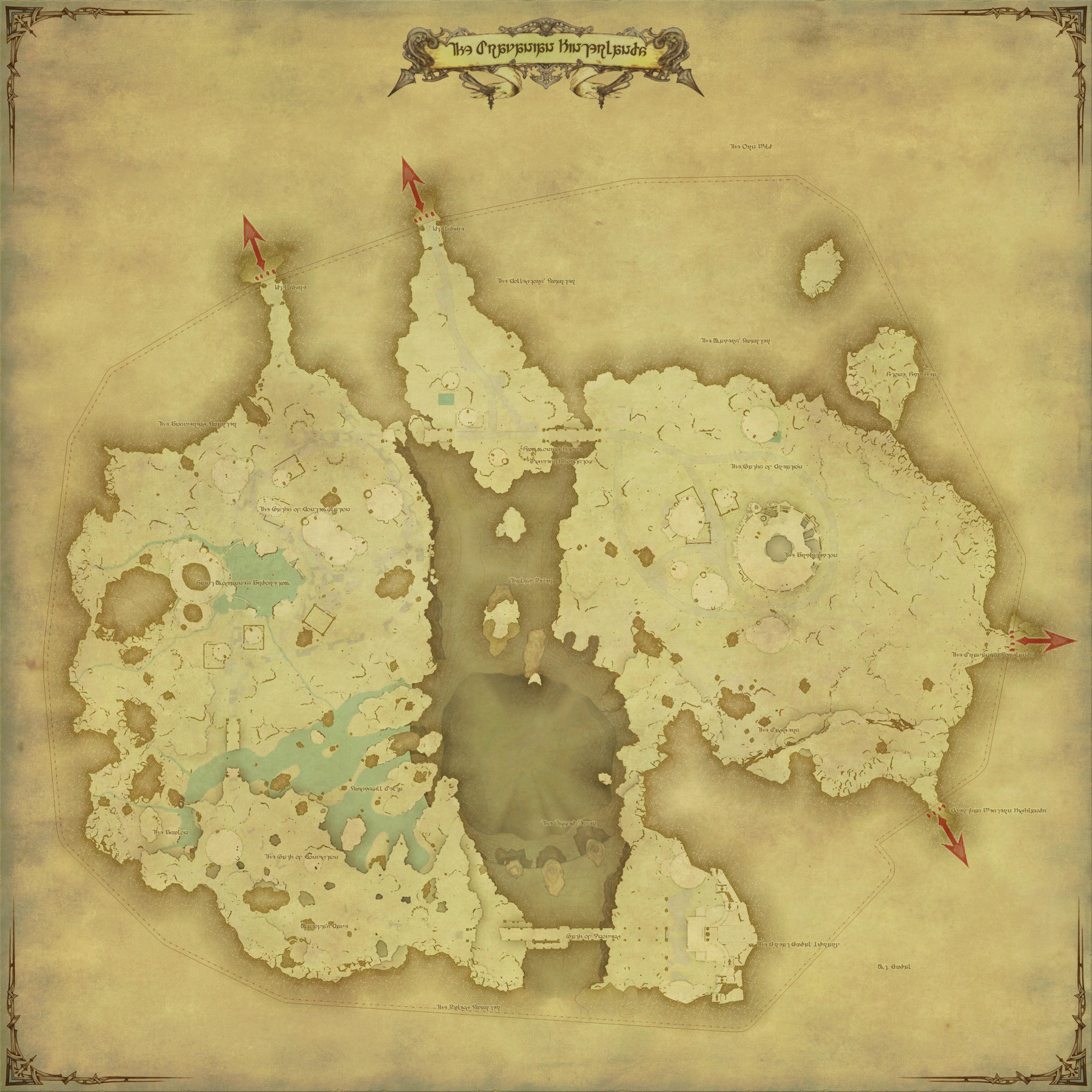 Map of The Dravanian Hinterlands