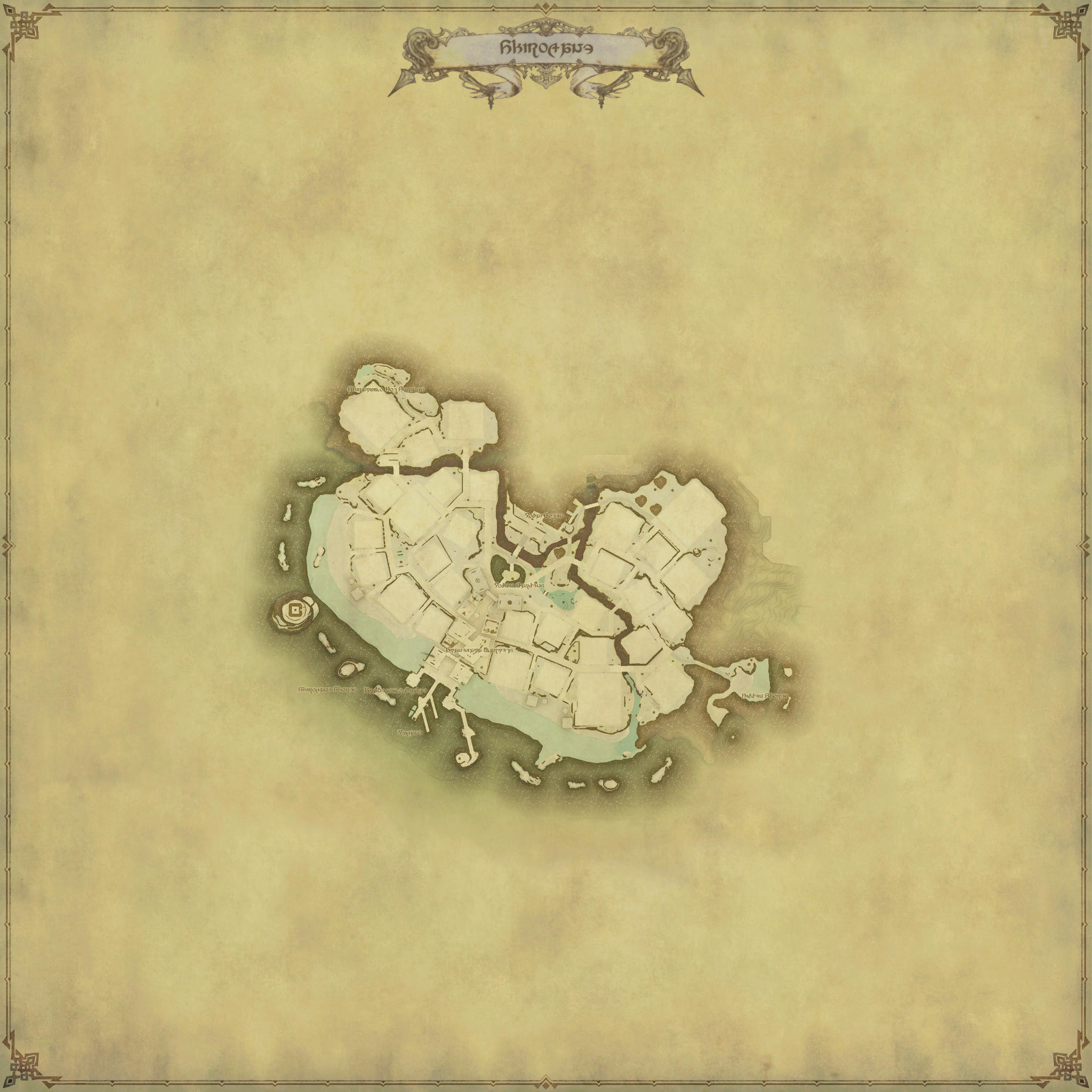 Map of Shirogane