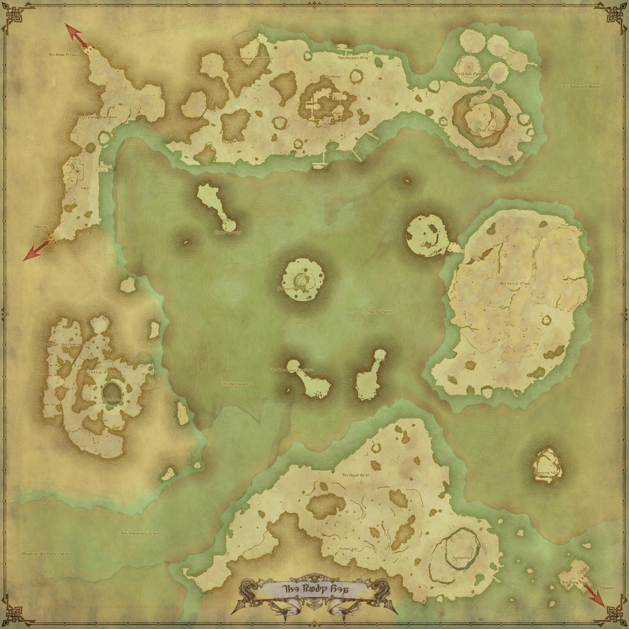 Map of The Ruby Sea