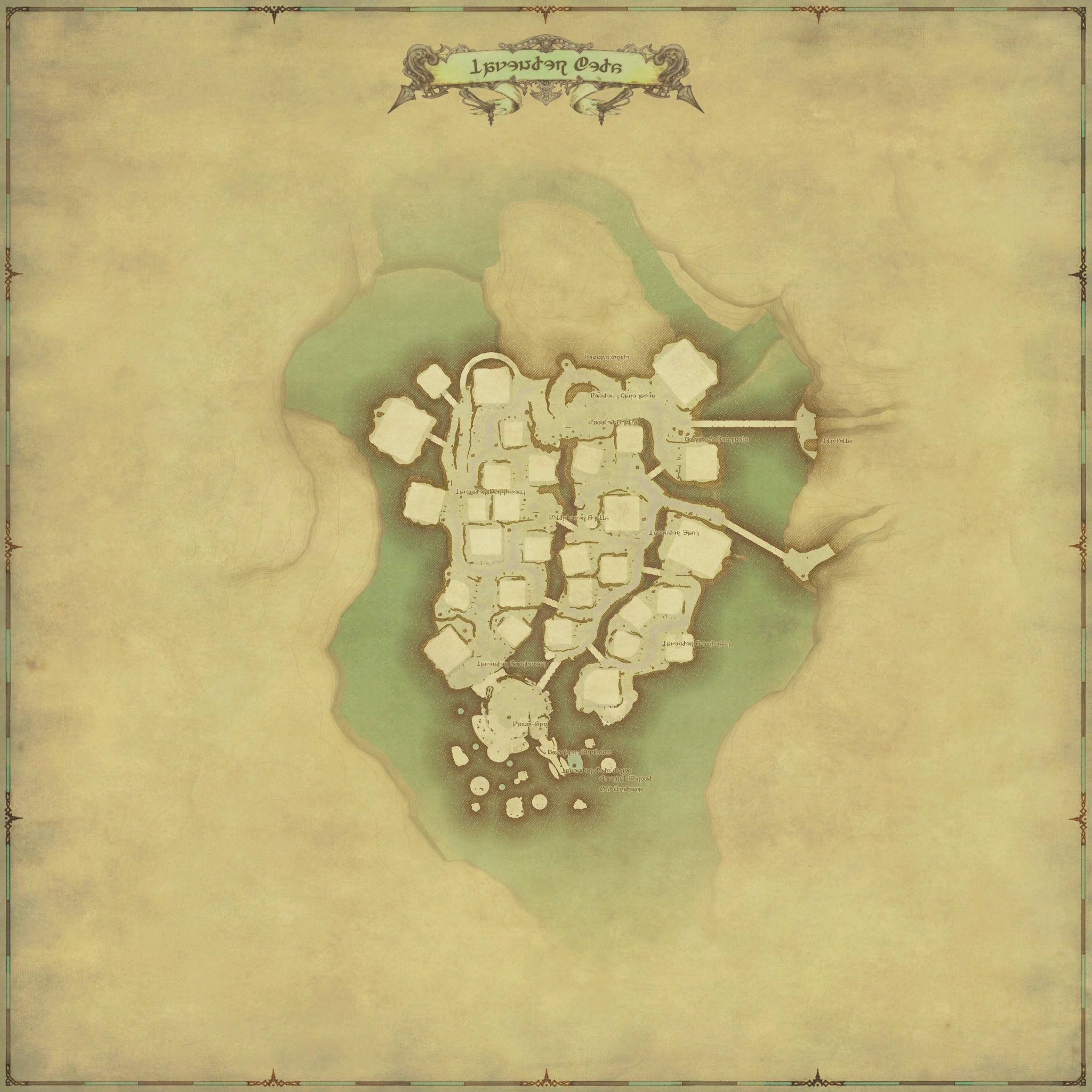Map of The Lavender Beds