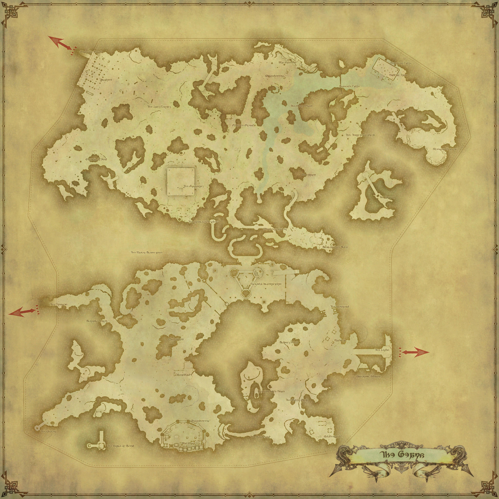 Map of The Peaks