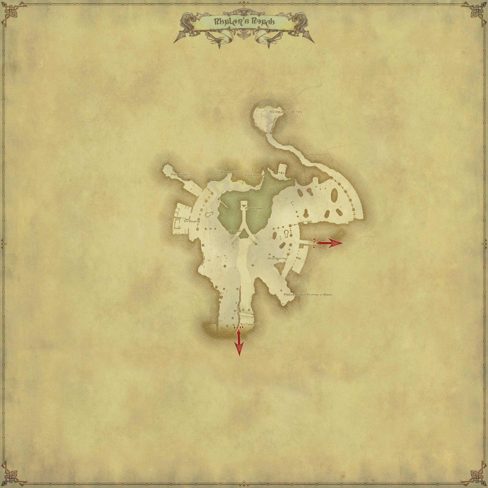 Map of Rhalgr's Reach