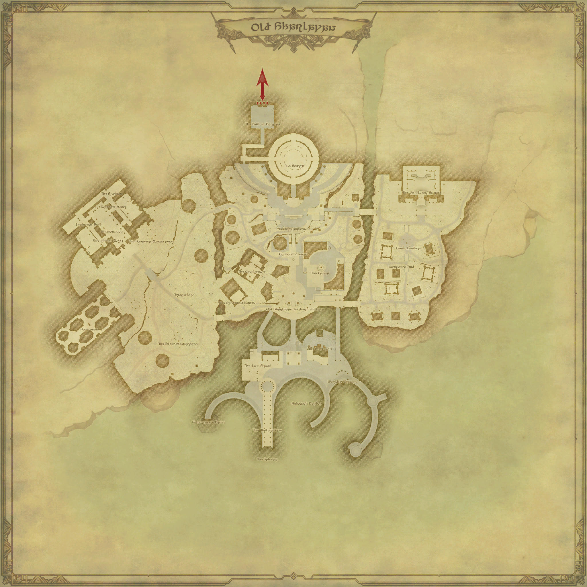 Map of Old Sharlayan