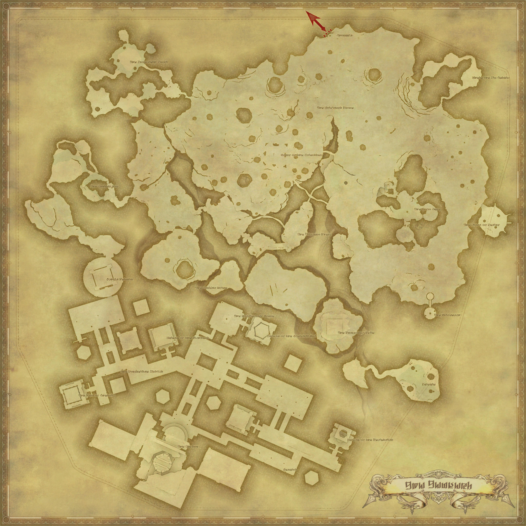Map of The Tempest