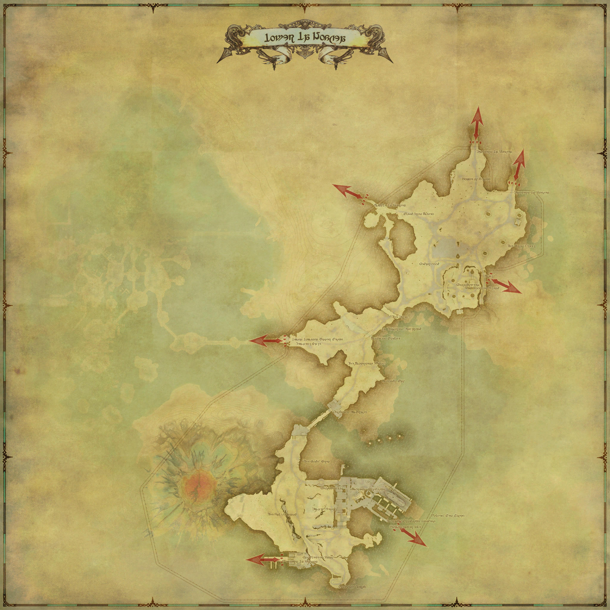 Map of Lower La Noscea
