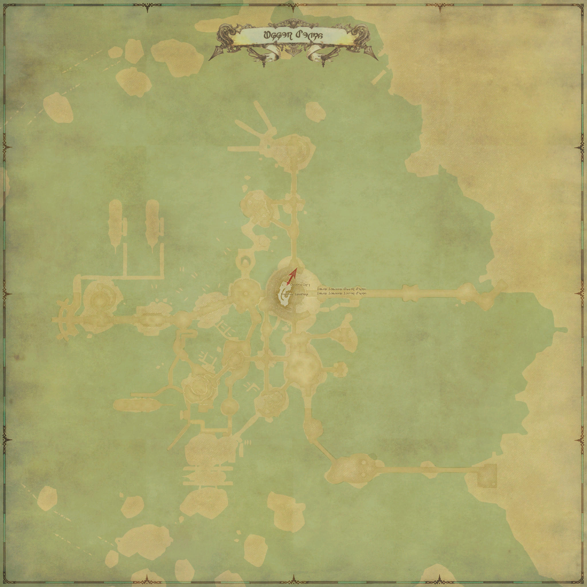 Carte de Limsa Lominsa - Le Tillac
