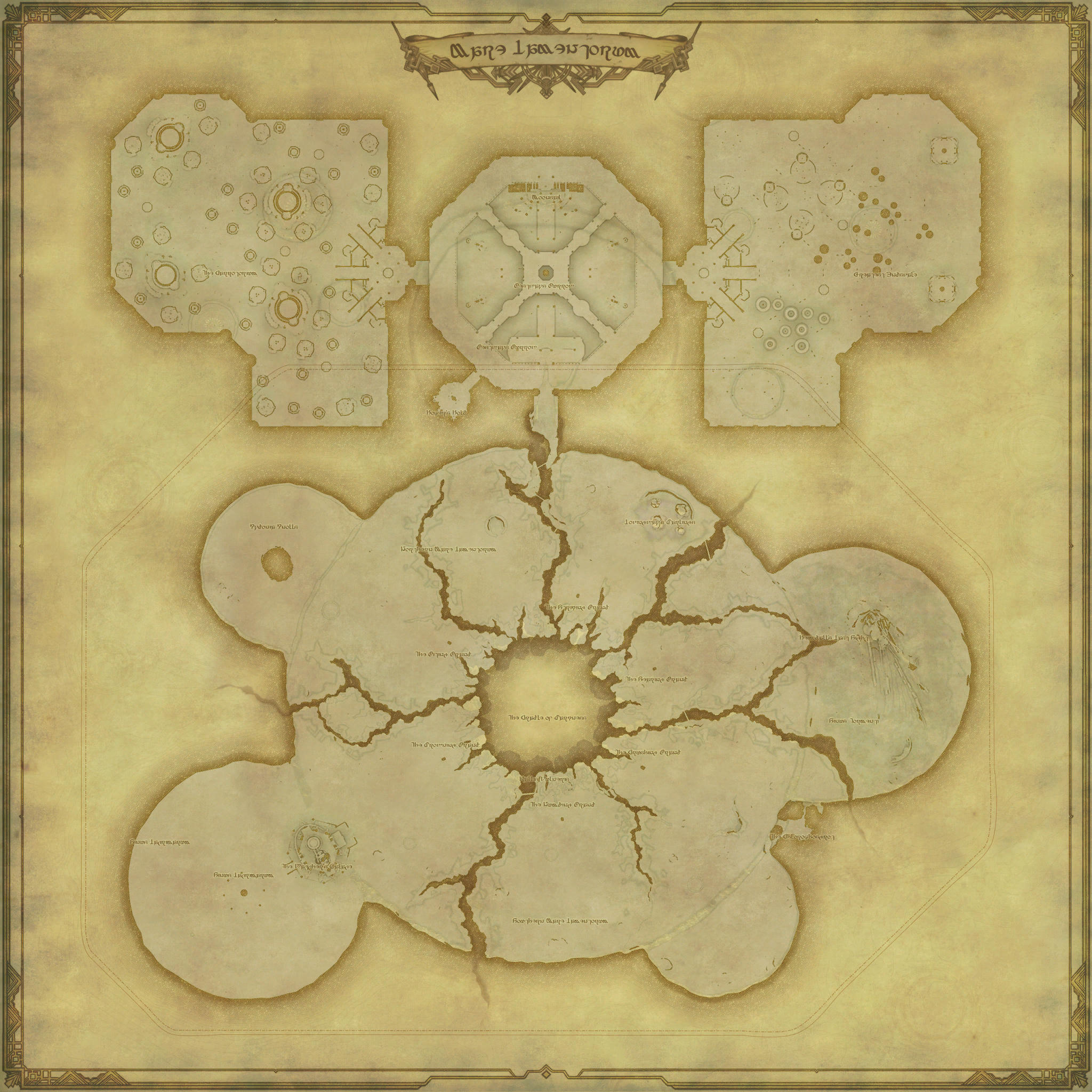 Map of Mare Lamentorum