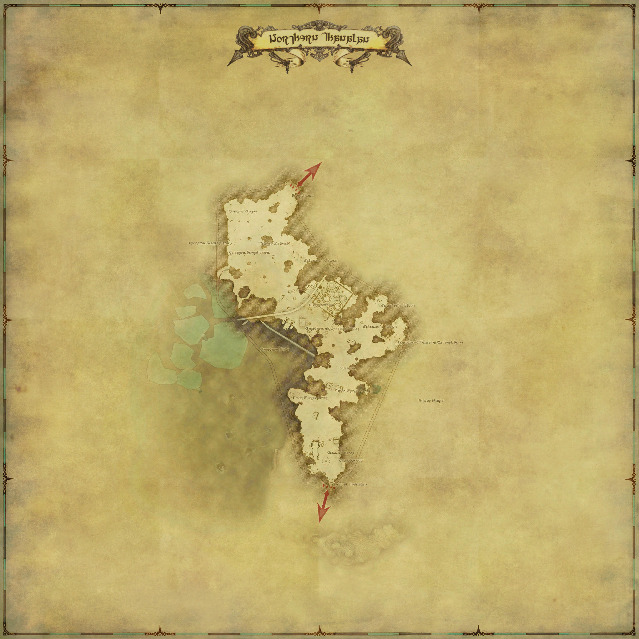 Map of Northern Thanalan
