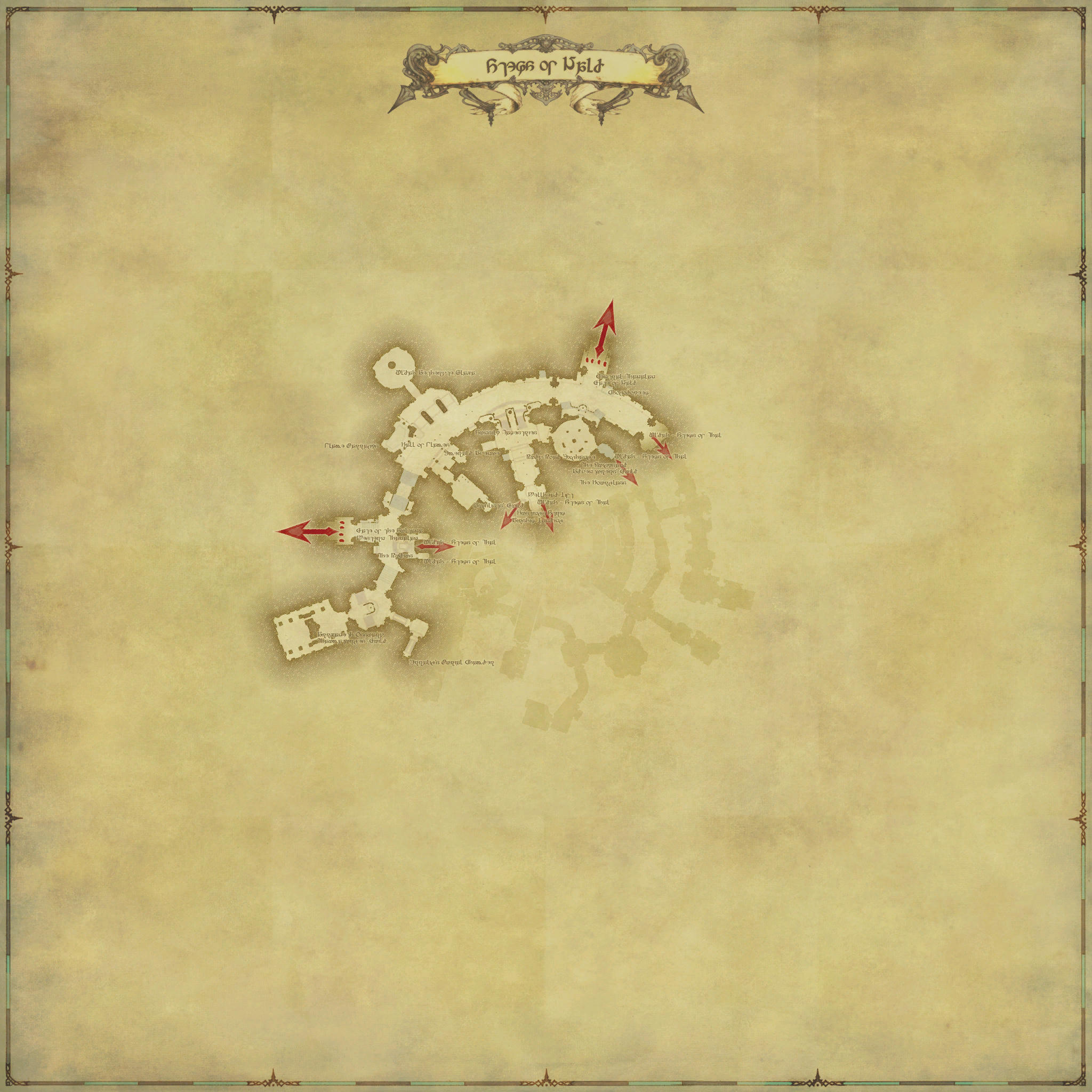 Map of Ul'dah - Steps of Nald