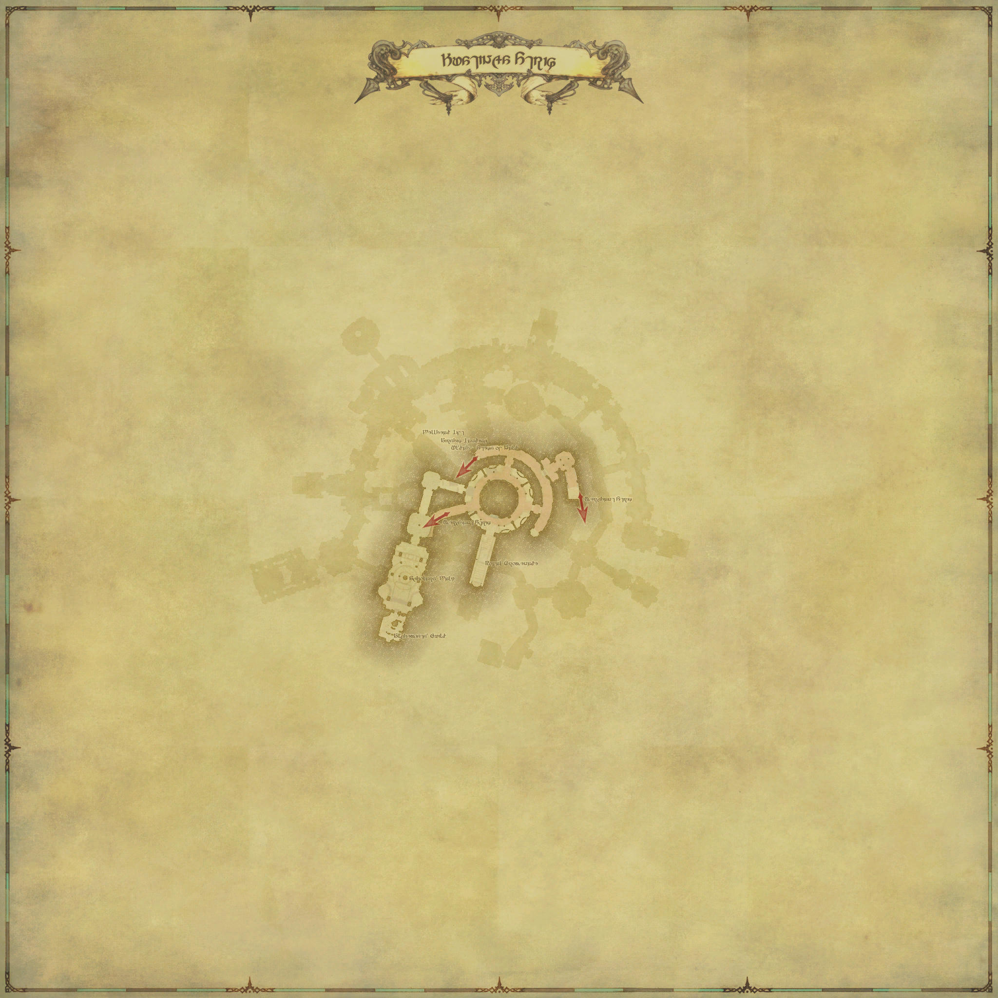 Map of Ul'dah - Steps of Thal