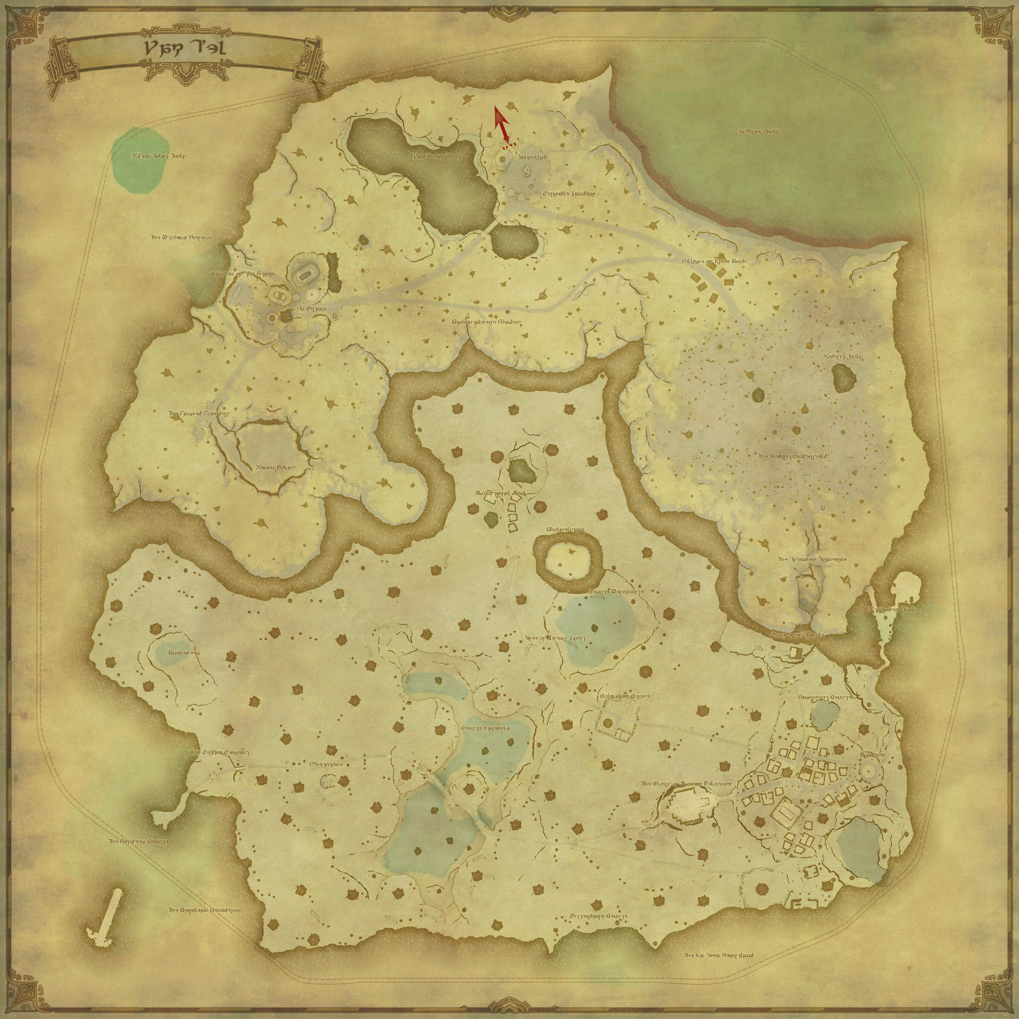 Map of Yak T'el