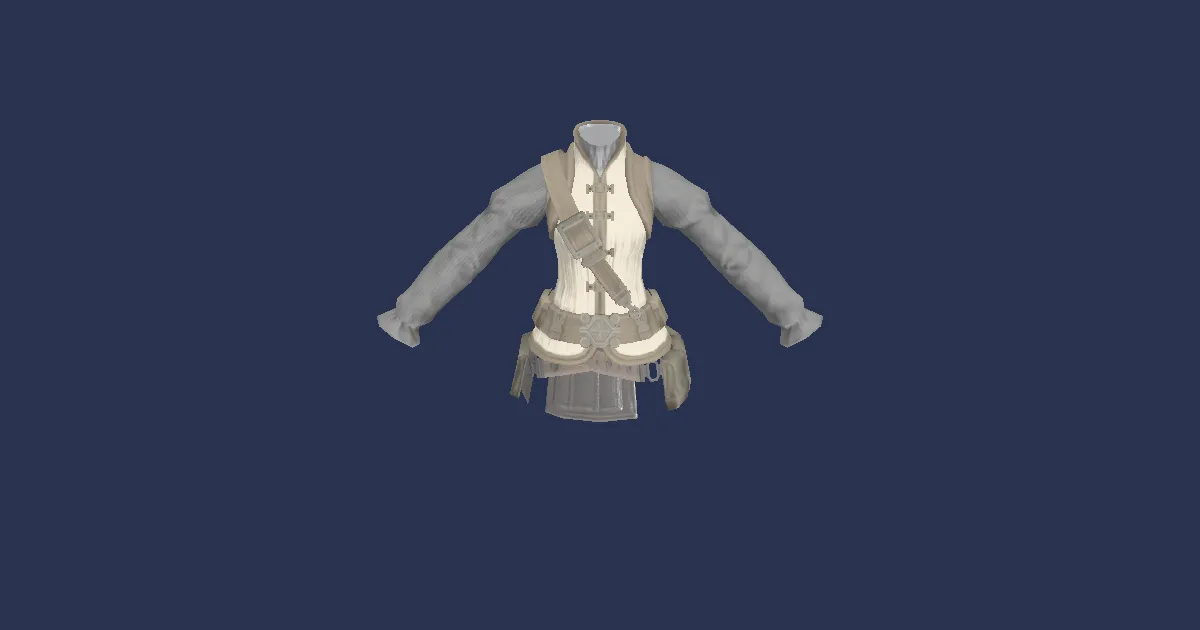 Woolen Doublet - 3D render