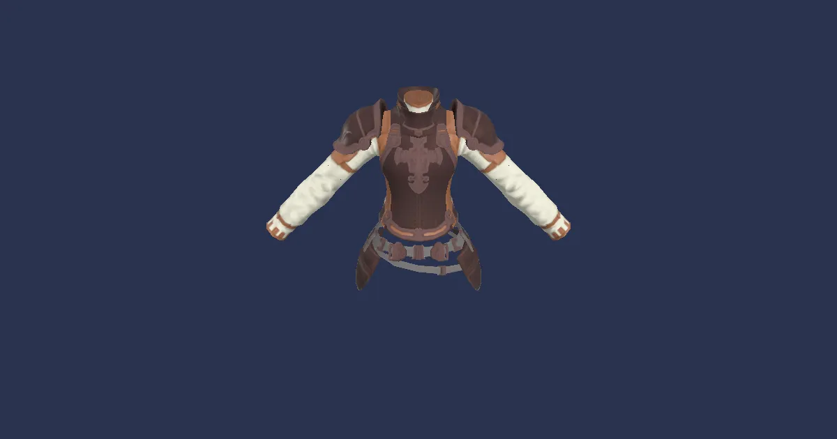 Bronze Cuirass - 3D render