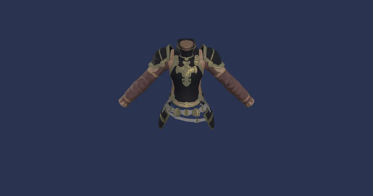 Iron Cuirass - 3D render