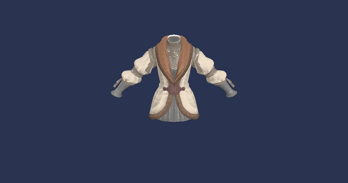 Initiate's Gown - 3D render