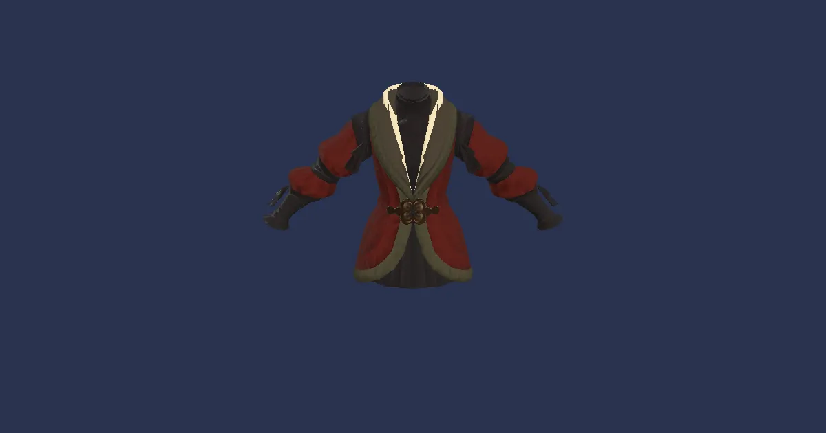 Artisan's Gown - 3D render