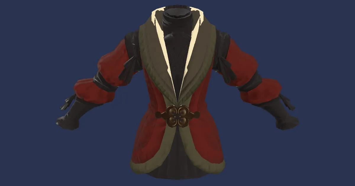 Artisan's Gown - 3D render