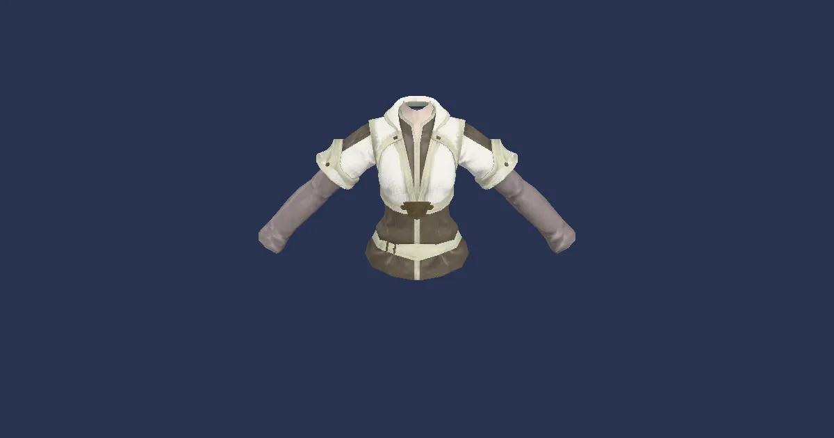 Raptorskin Jerkin - 3D render