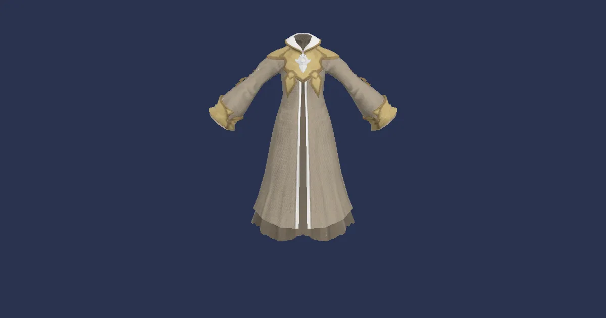 Hempen Robe - 3D render