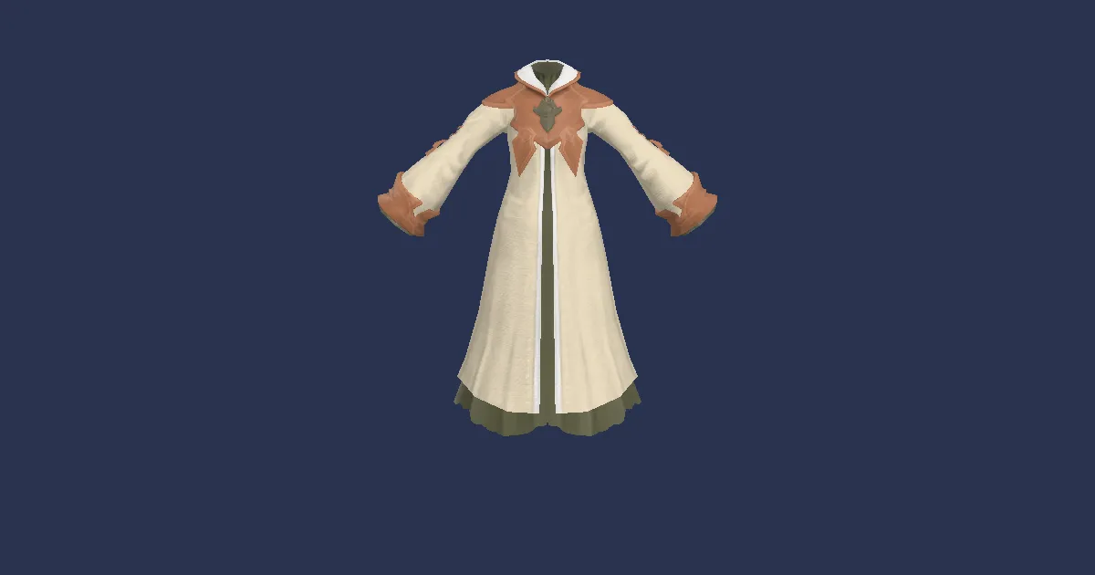 Cotton Robe - 3D render