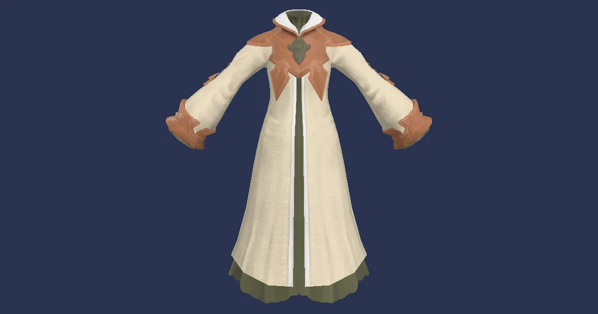 Cotton Robe - 3D render
