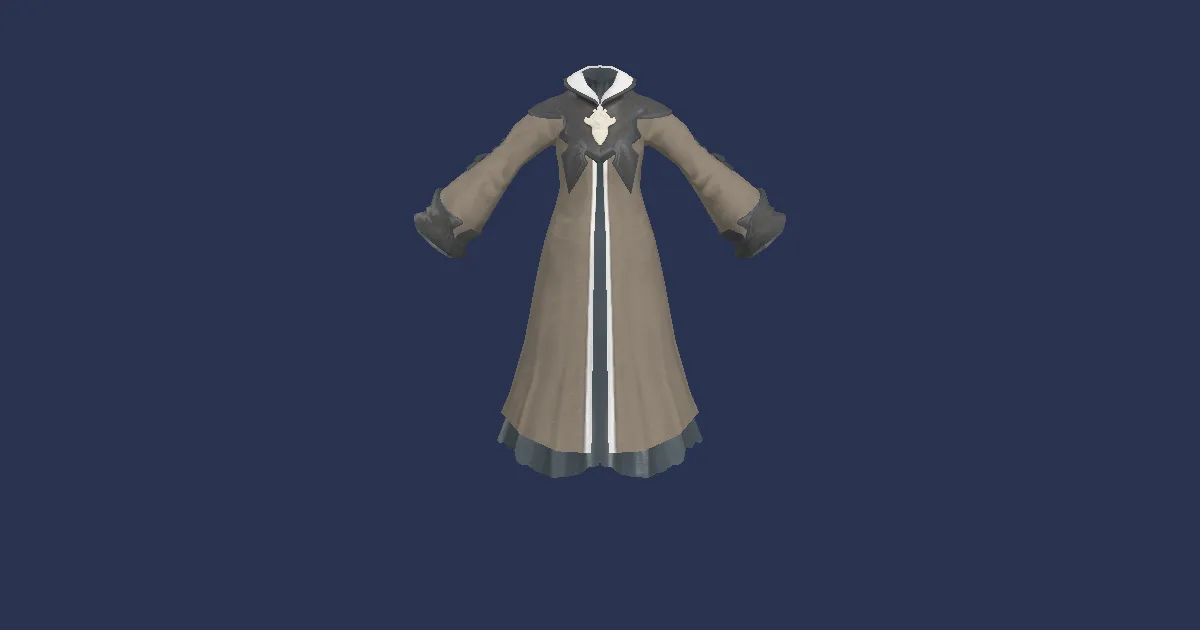 Linen Robe - 3D render
