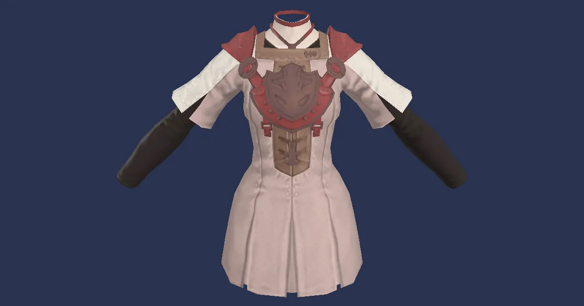 Hempen Tabard - 3D render