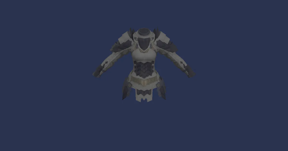 Iron Scale Mail - 3D render