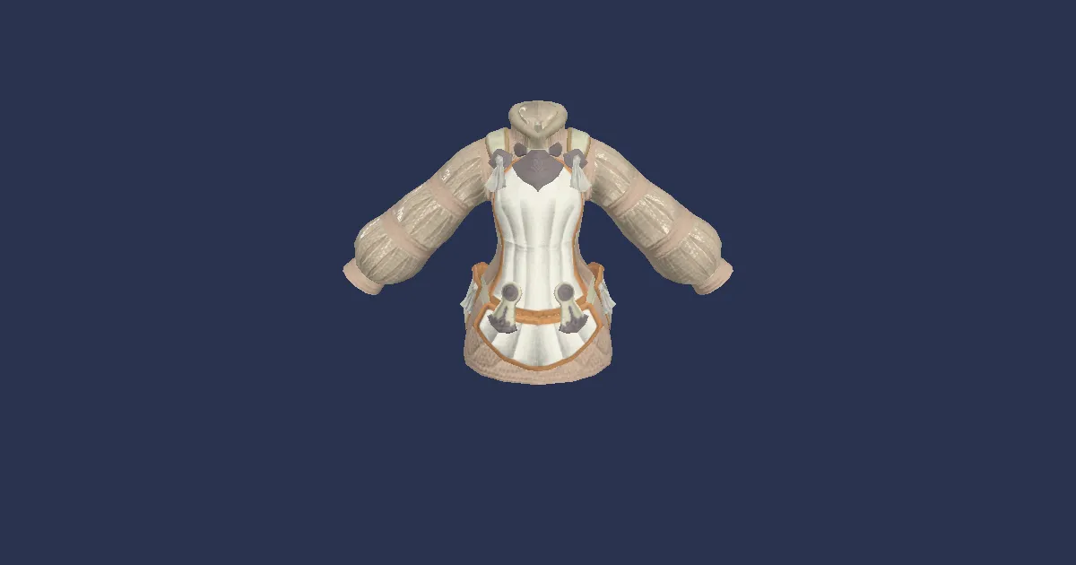 3D-Ansicht von Hanf-Gambeson