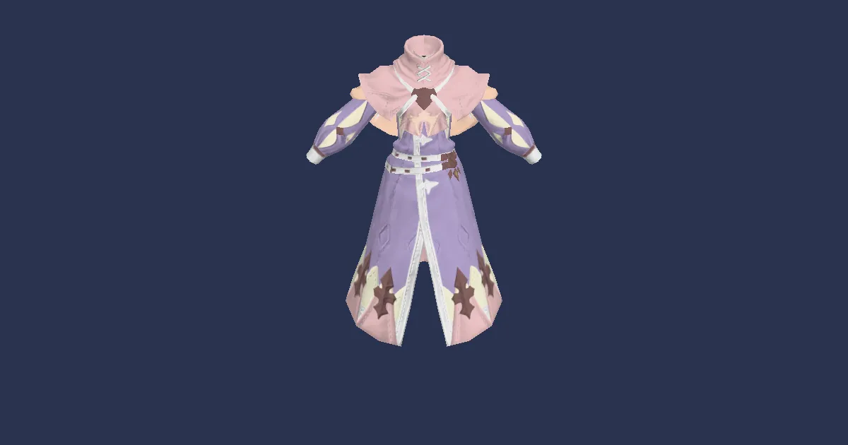 Rainbow Robe of Healing - 3D render
