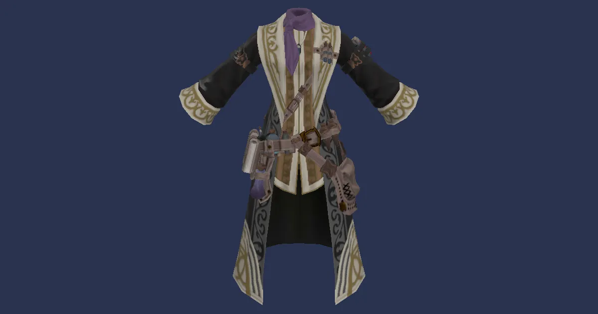 Ramie Robe of Casting - 3D render