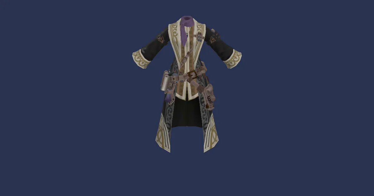 Ramie Robe of Casting - 3D render