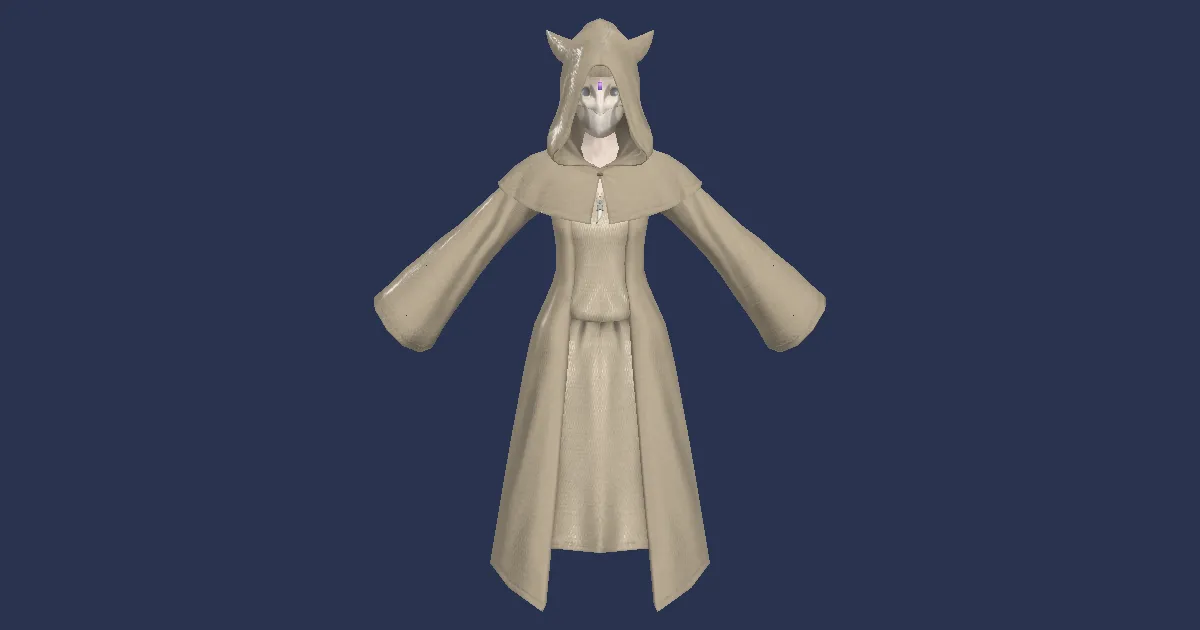 Hempen Cowl - 3D render