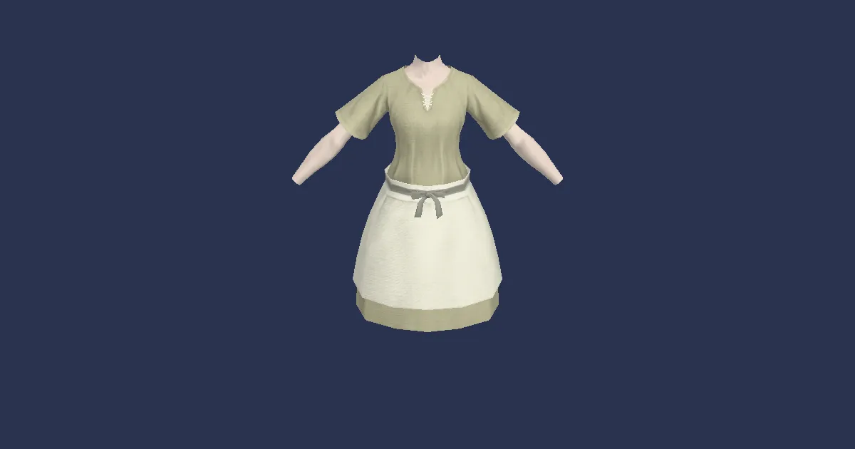 Apprentice's Smock - 3D render