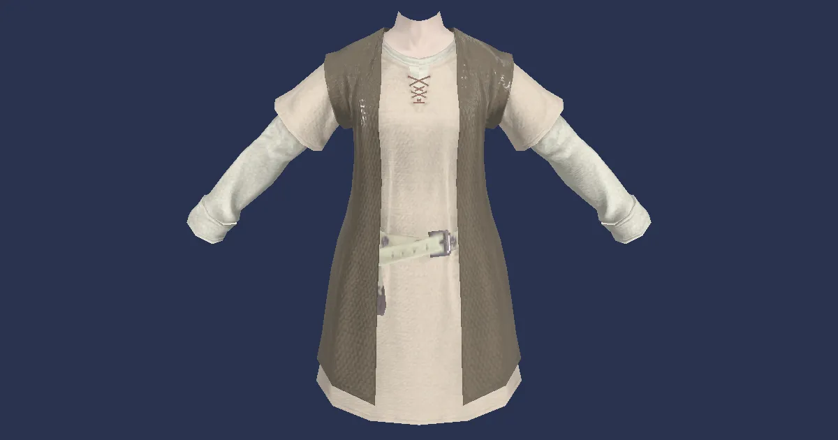 Cotton Kurta - 3D render