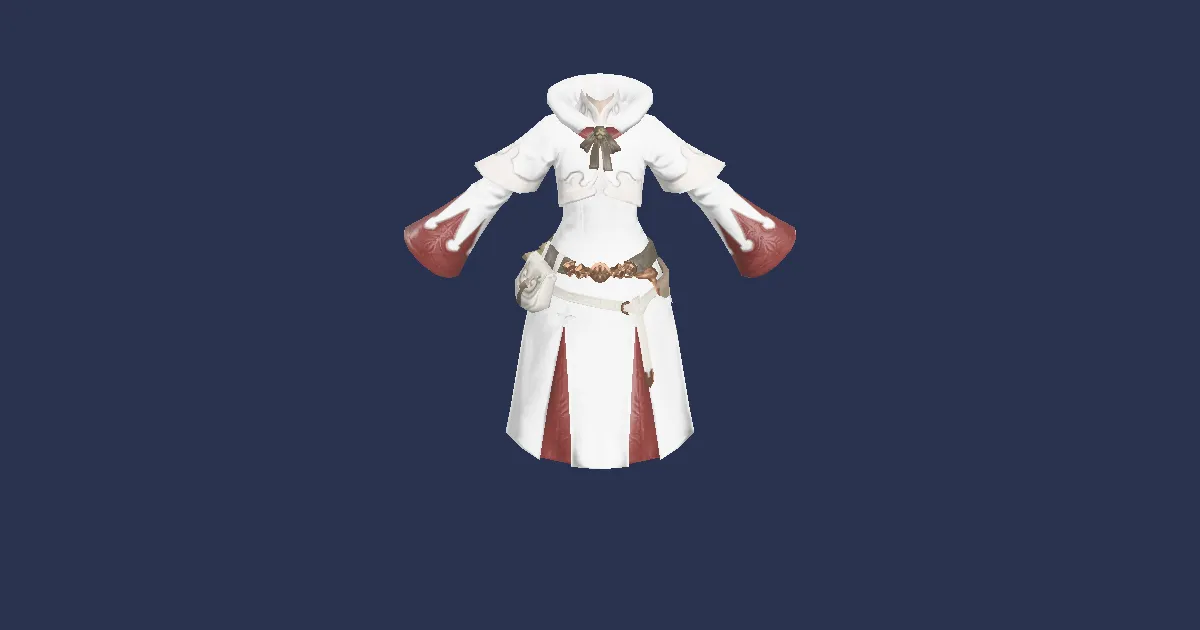 Healer's Robe - 3D render