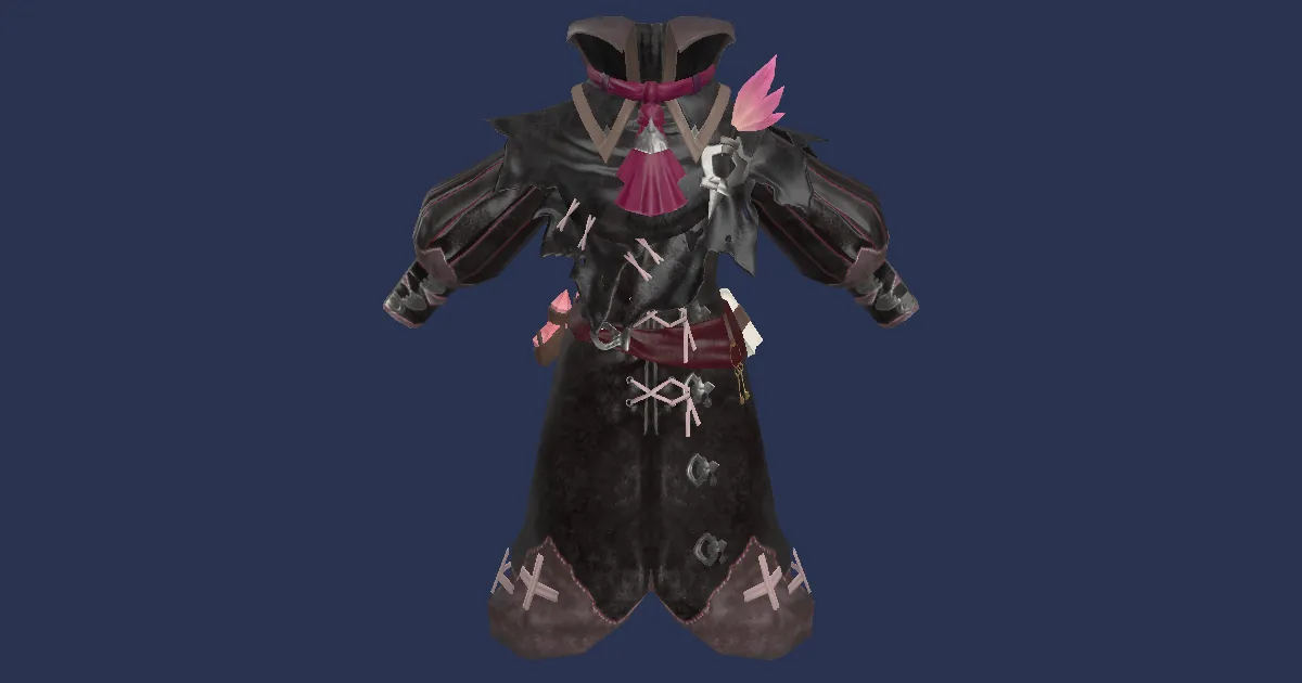 Wizard's Coat - 3D render