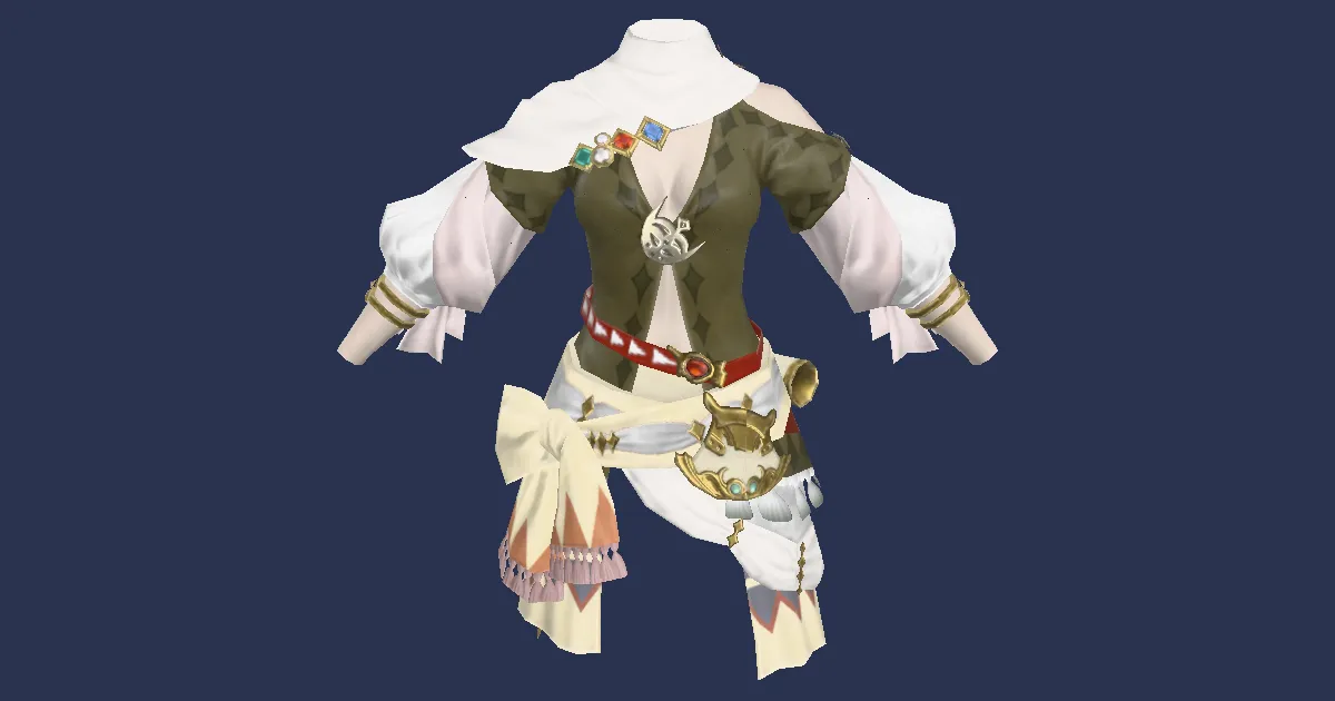 Choral Shirt - 3D render