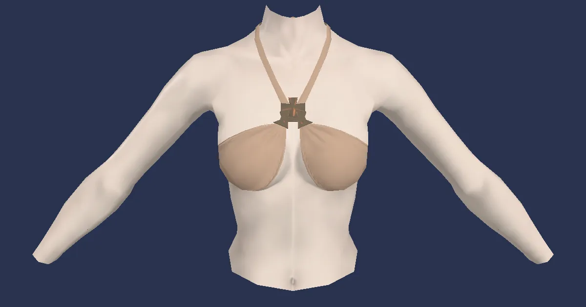 Solar Summer Halter - 3D render