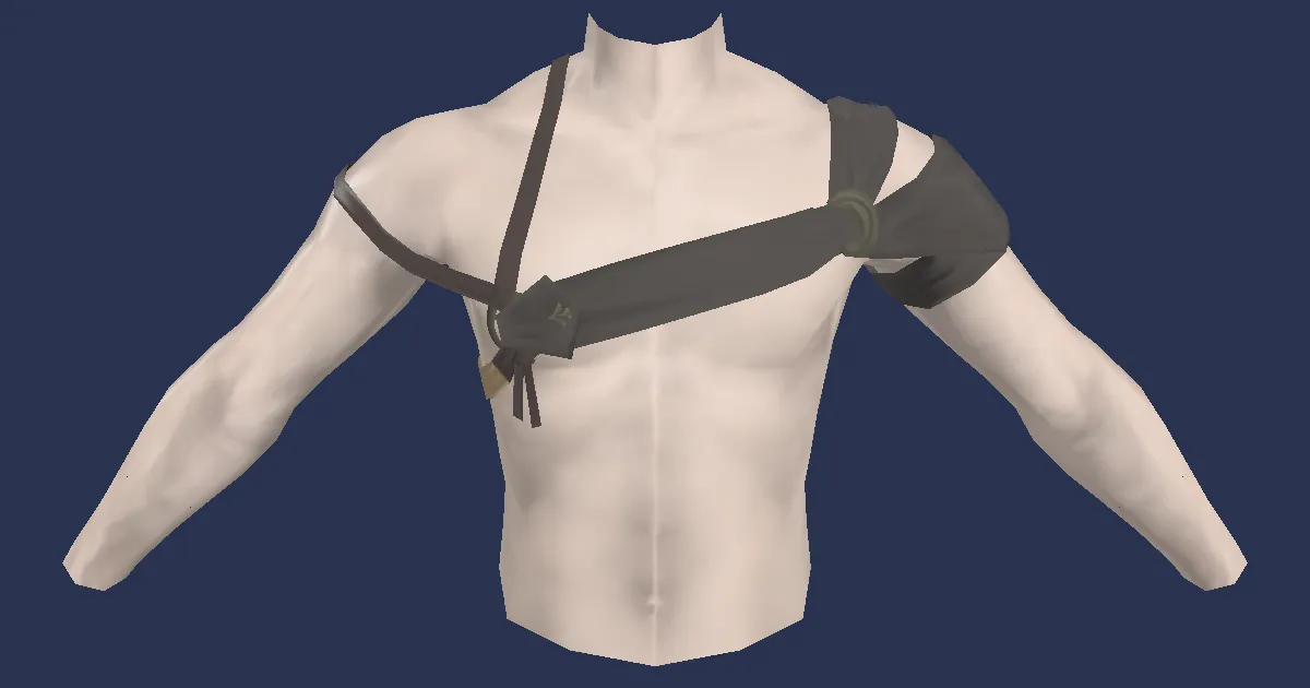 Rendu 3D de Débardeur estival anthracite