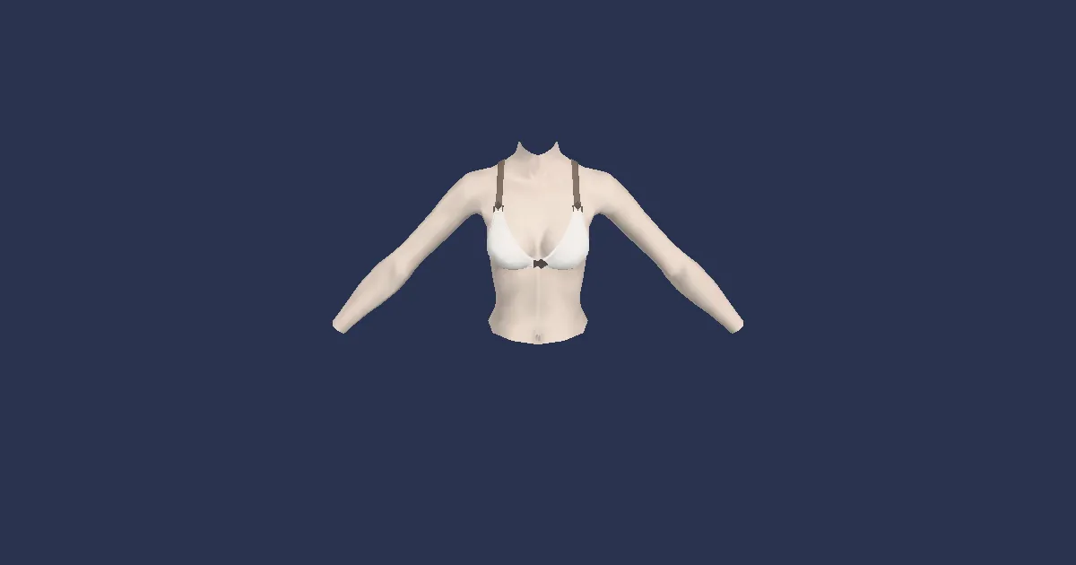 Rendu 3D de Haut estival blanc