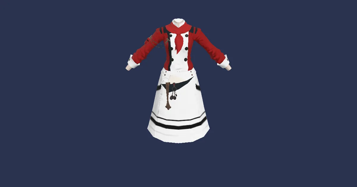 Valentione Apron - 3D render
