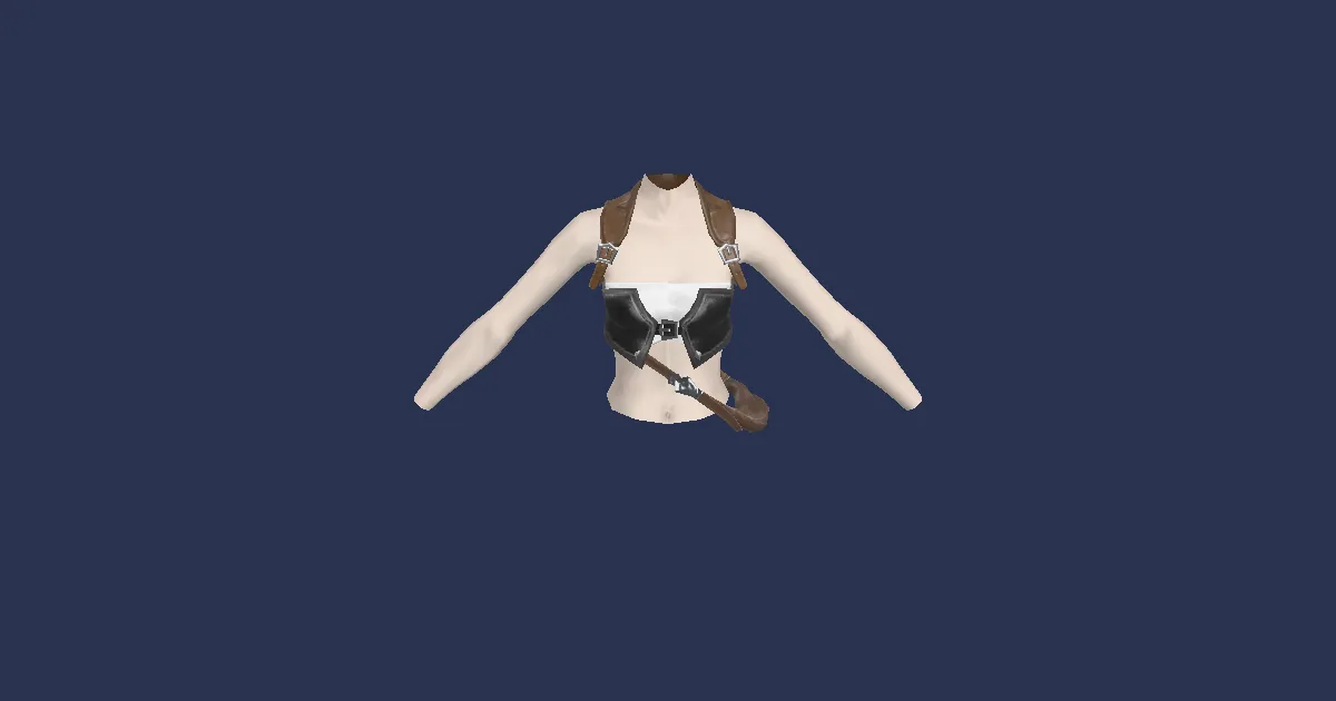 Rendu 3D de Vêture miqo'te