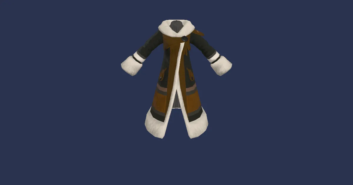 Northsea Coat - 3D render
