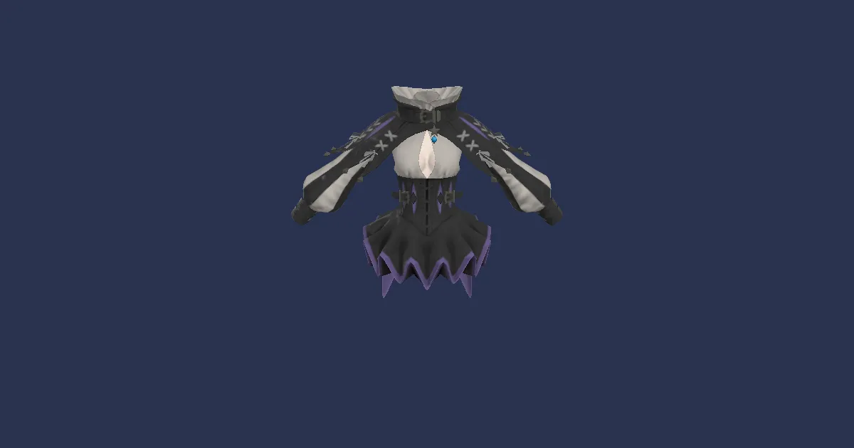 Chimerical Felt Coat of Casting - 3D render