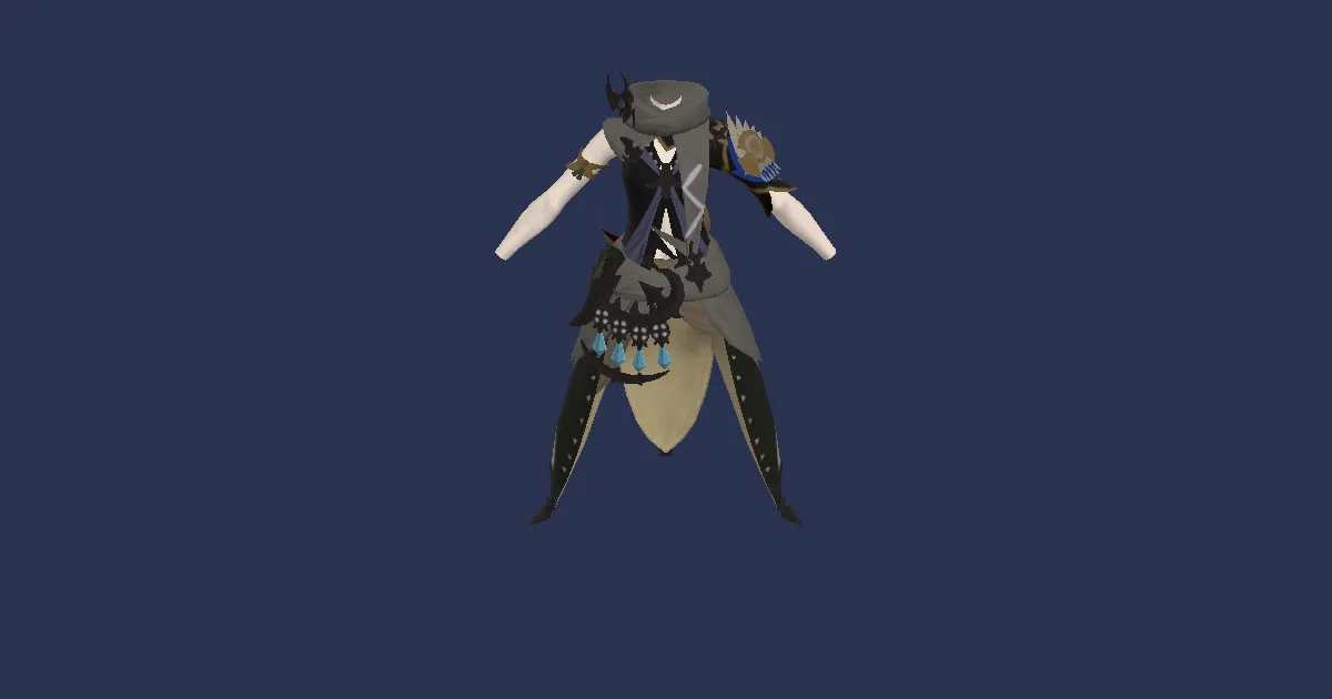 Chimerical Felt Tabard of Scouting - 3D render