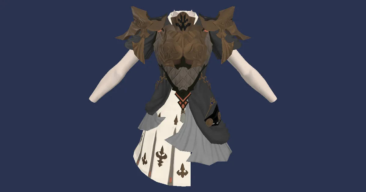 Adamantite Mail of Maiming - 3D render