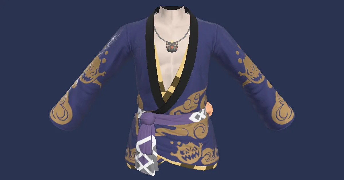 Lord's Yukata (Blueflame) - 3D render